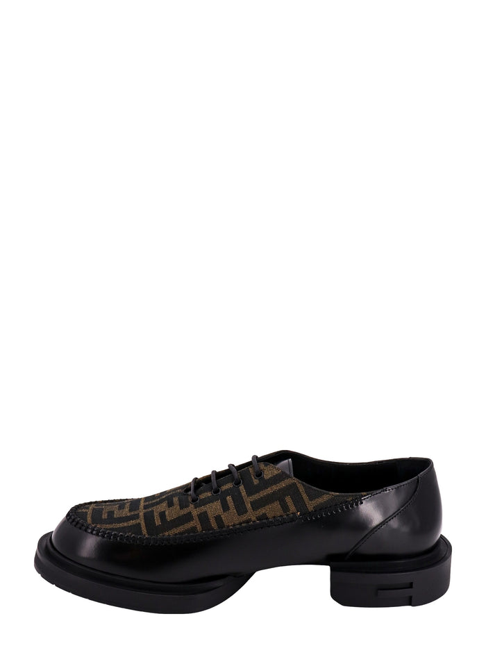 Fendi Flat Shoes Black Pelle