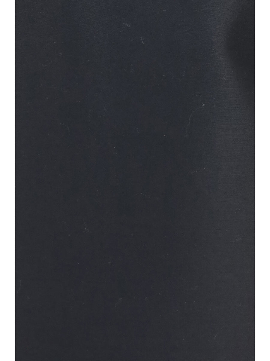 Dress With Sheer T-Shirt Black Merino Wool (ovis Aries)