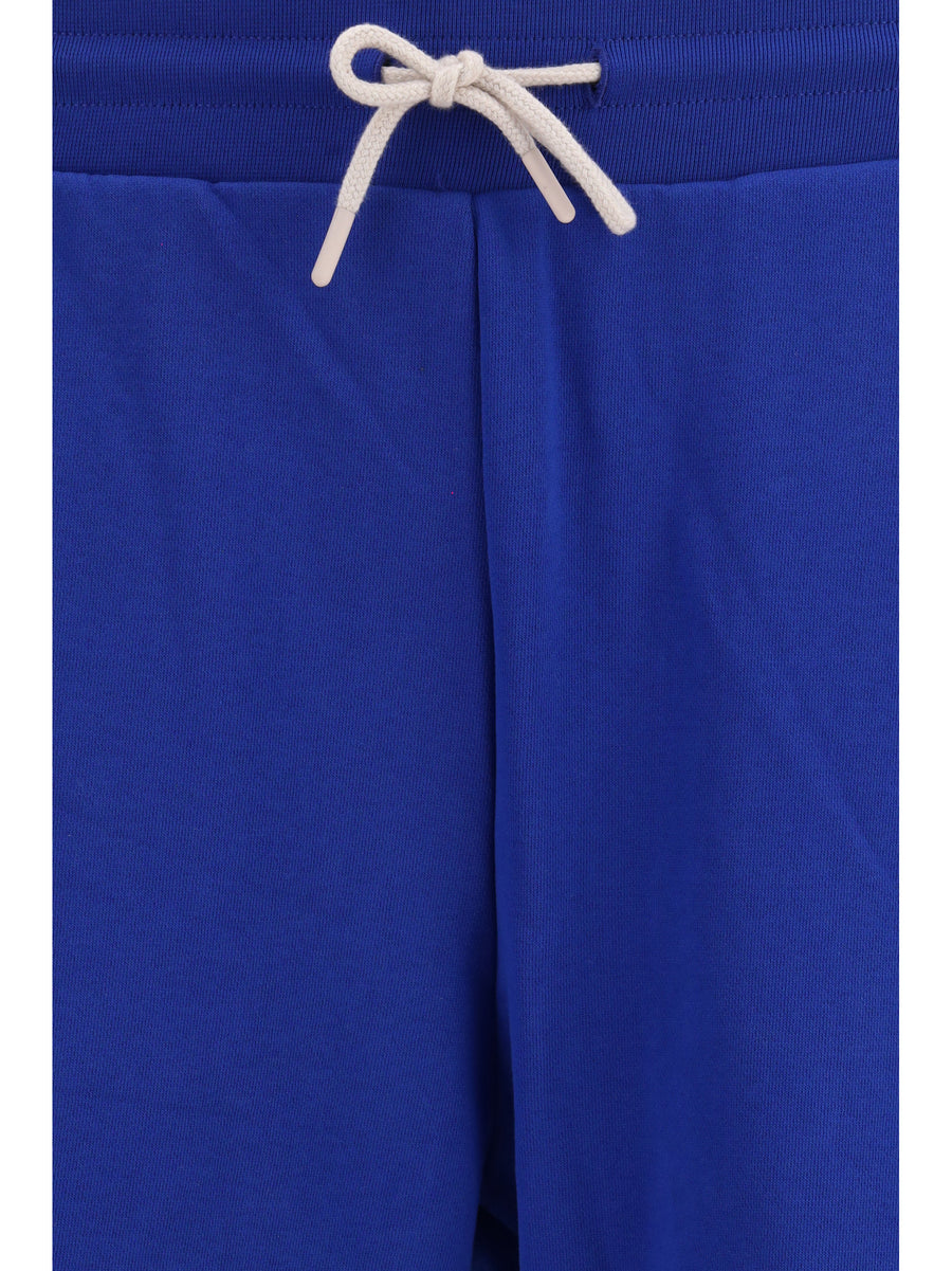 Shorts Side Stripe Royal Blue Blue/blue Cotton Bermuda