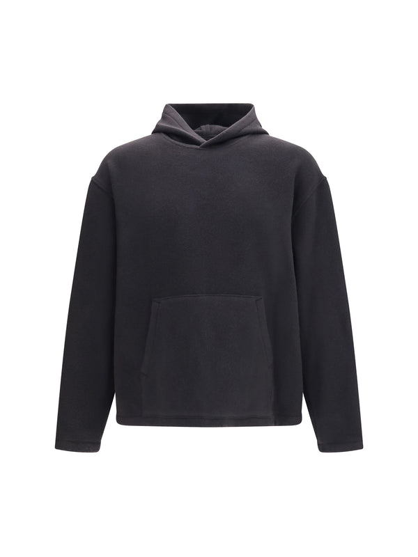 Hooded Sweater Charbon Fleece Wool Ovis Aries