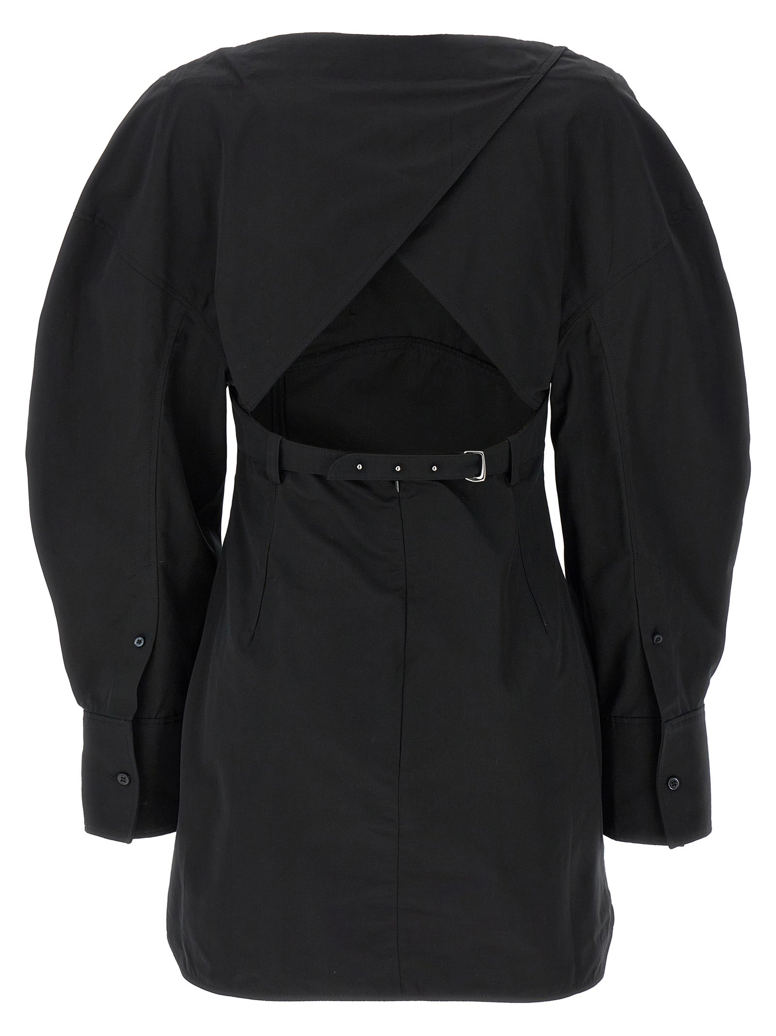 La robe chemise Casaco dress Black Cotton