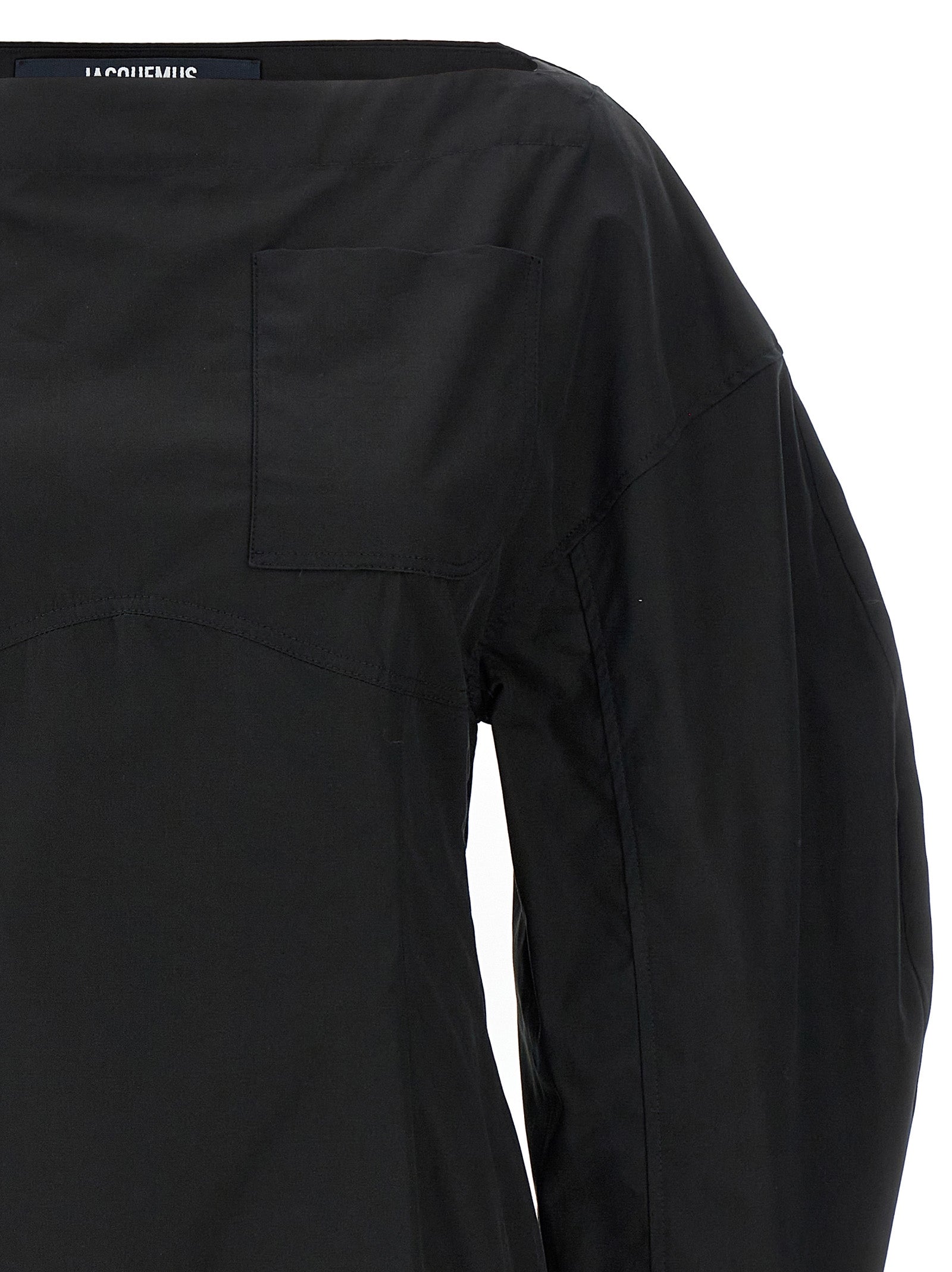 La robe chemise Casaco dress Black Cotton