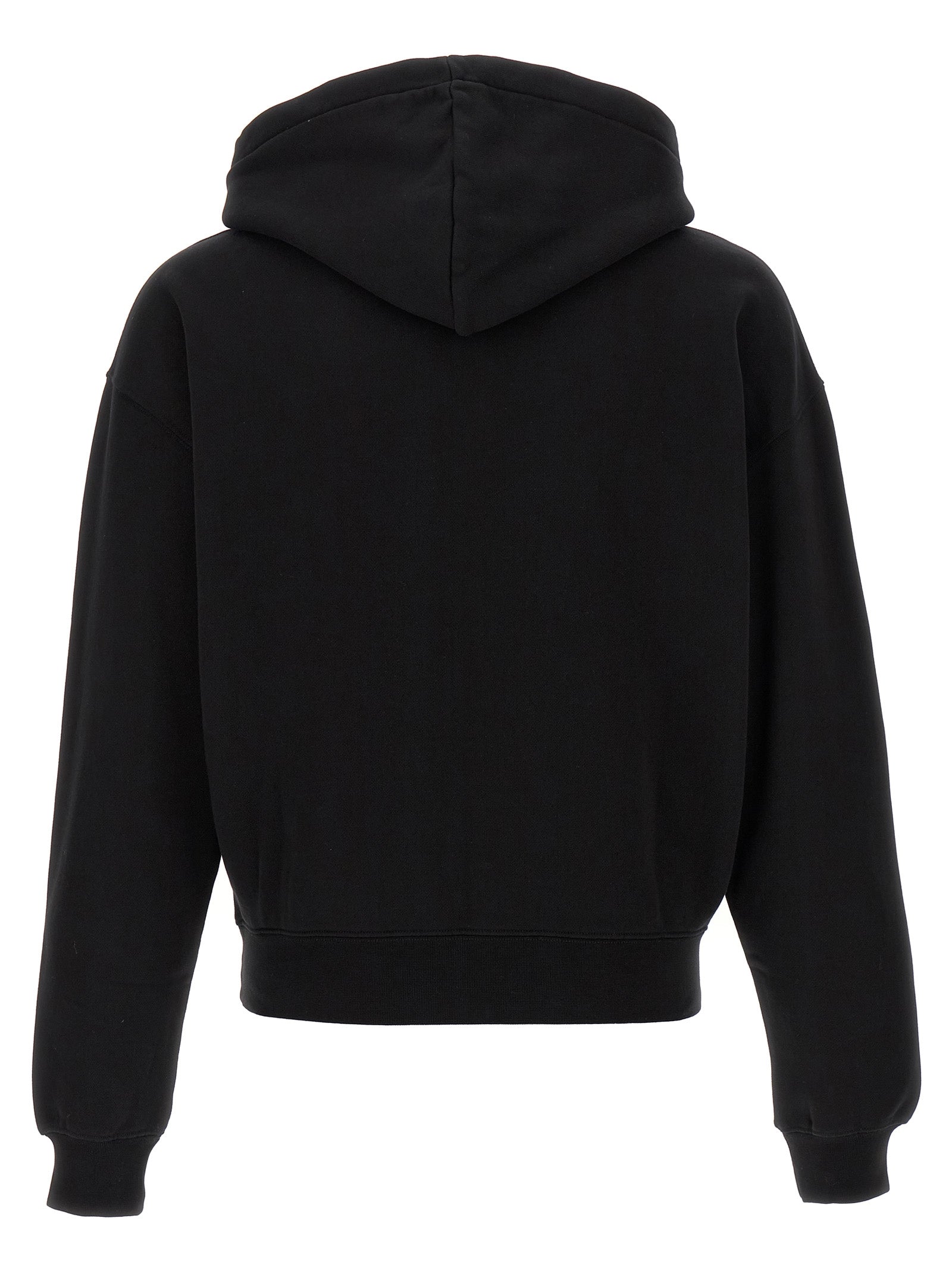 Le Hoodie Grip Gros Grain Black Cotton Sweatshirt
