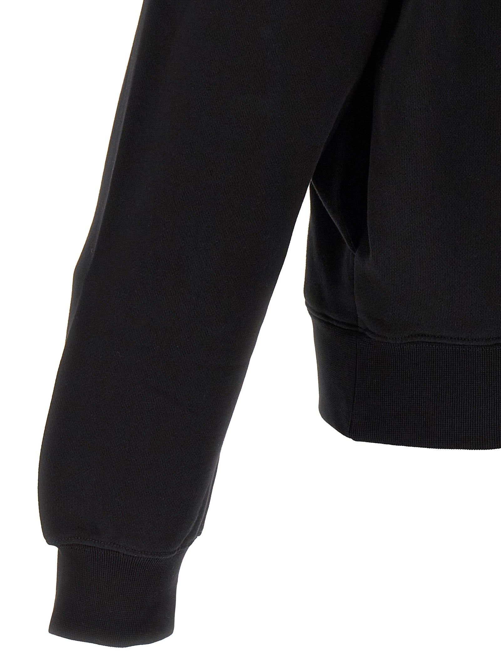 Le Hoodie Grip Gros Grain Black Cotton Sweatshirt
