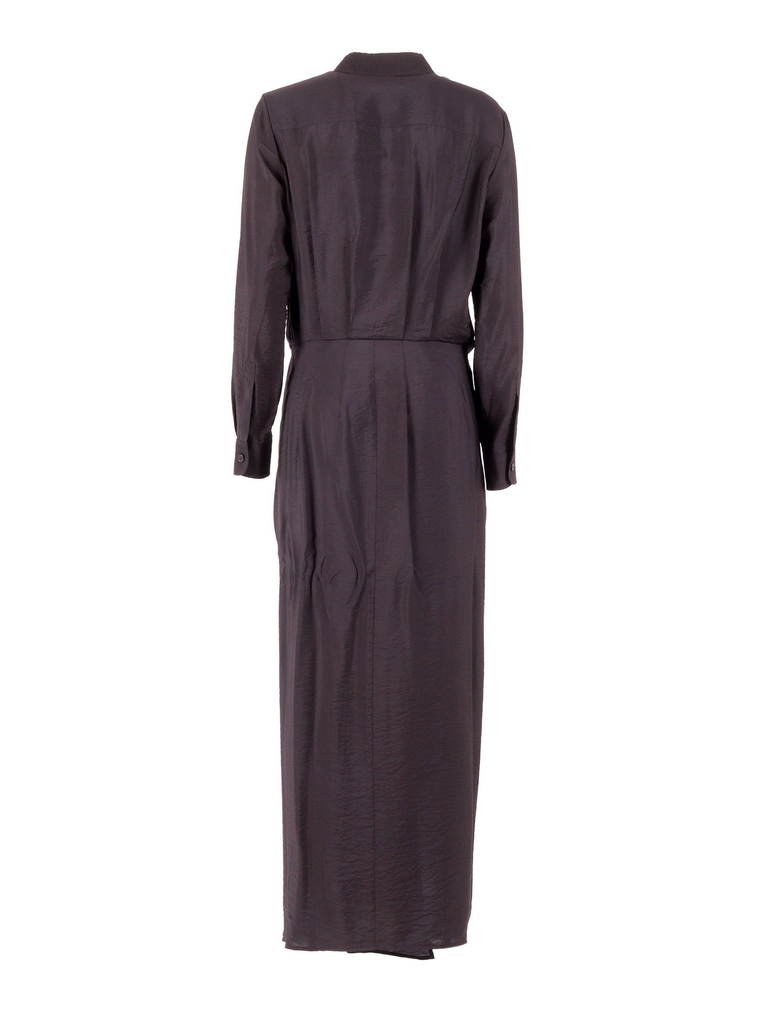 DRESS Blue Viscose Polyamide Midi