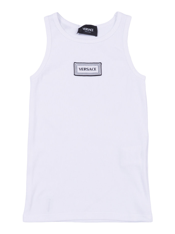 Tank Top White Short Sleeves T-shirt