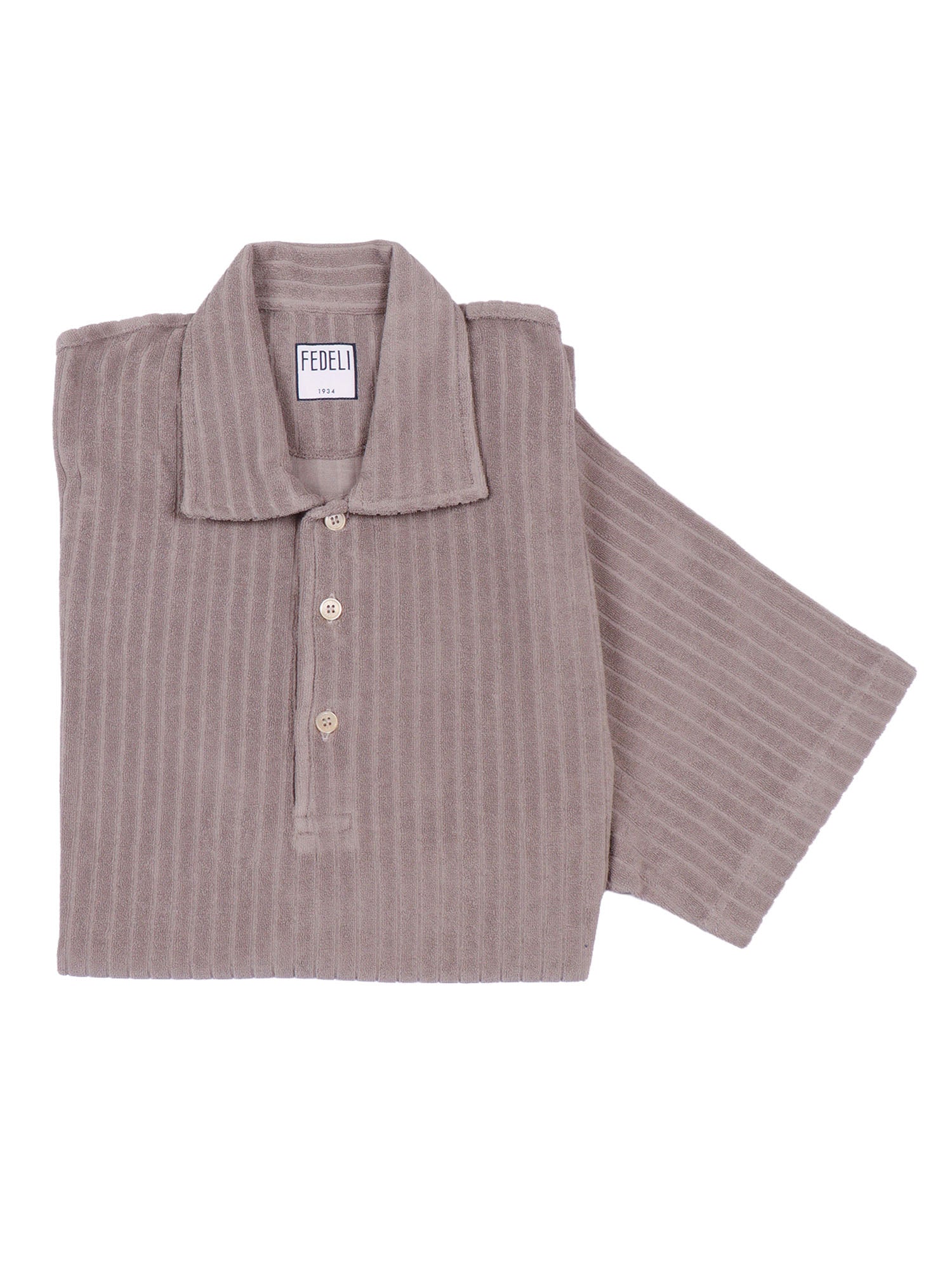 POLO-SHIRT S-S KNITTED MAN Grey Cotton Polo Shirt