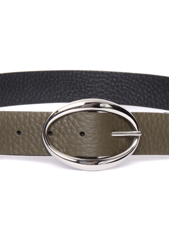 Belt Green Calf Leather