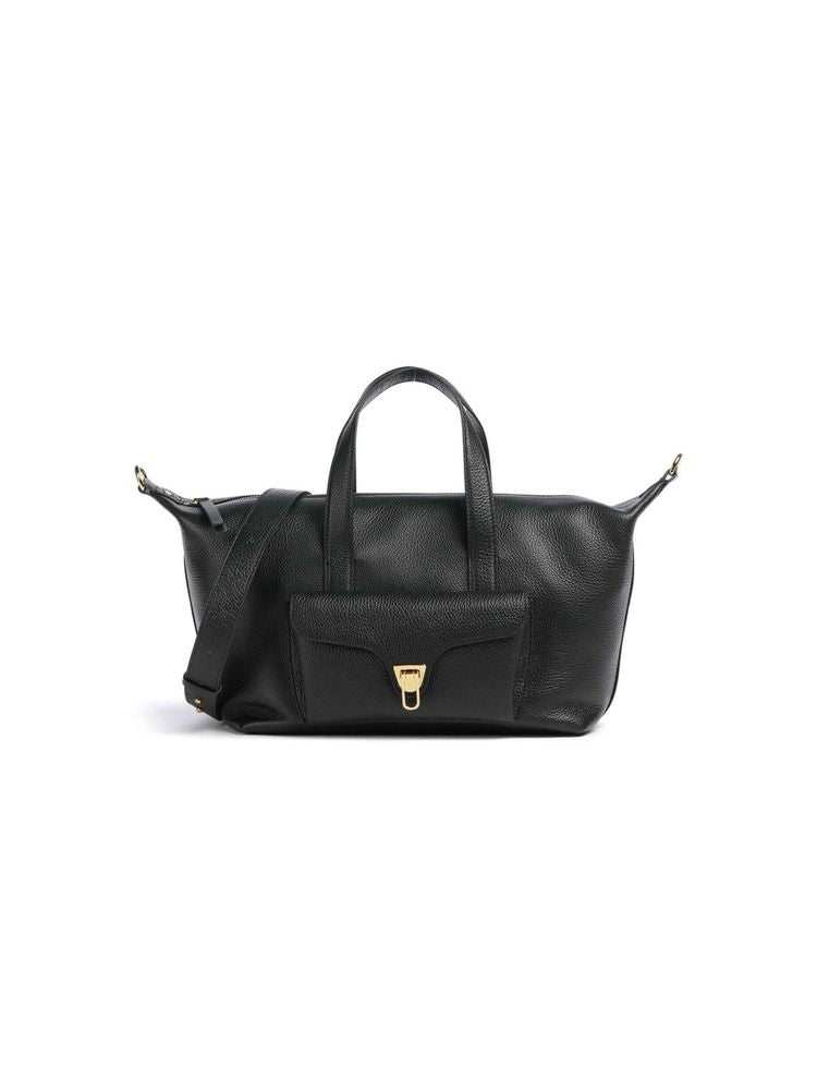 Coccinelle Handbag Black Grained Leather Bags / Handbags