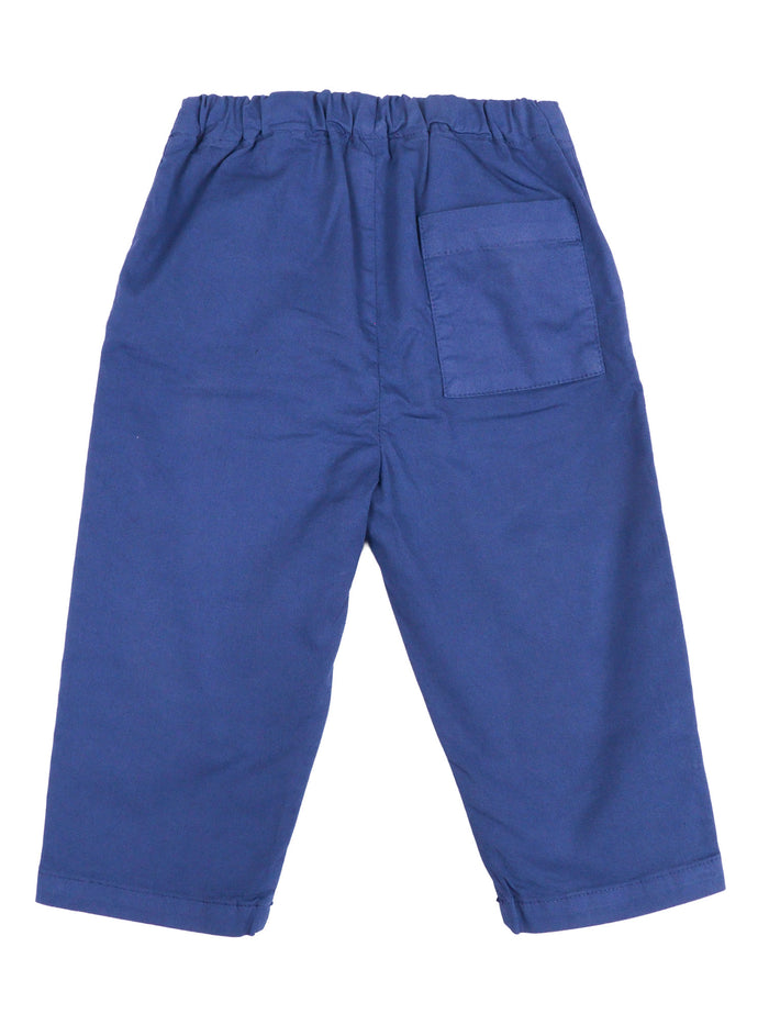 Luca Pants Da Mod. 8058 Lunga Blue Cotton Elastane