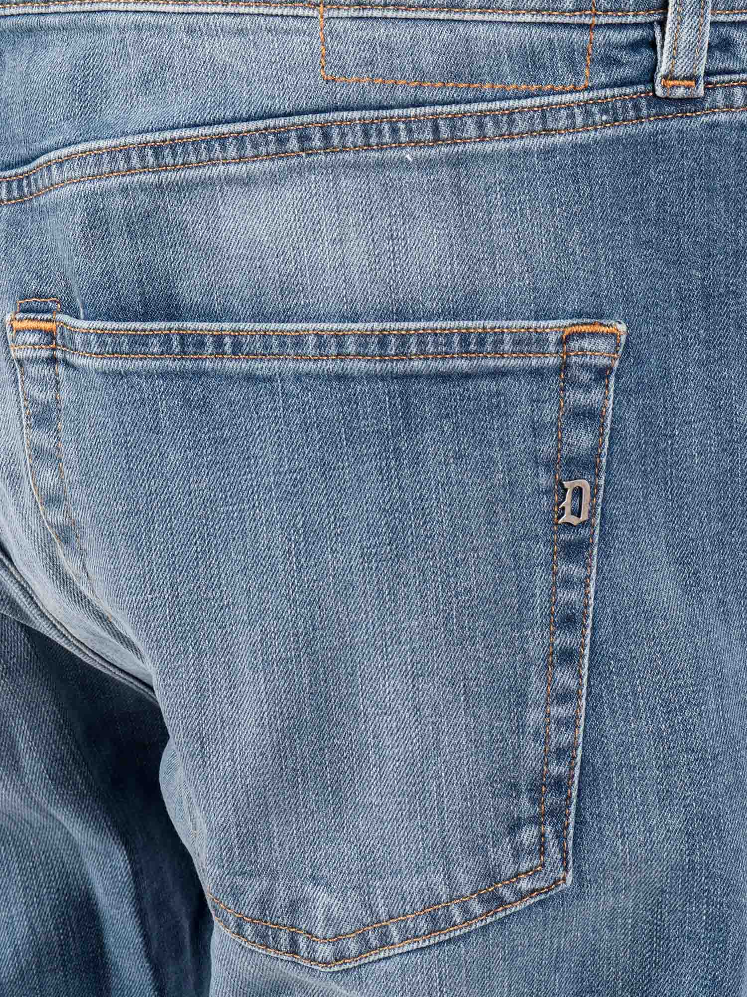 GEORGE PANTS Blue Cotton Elastane Jean
