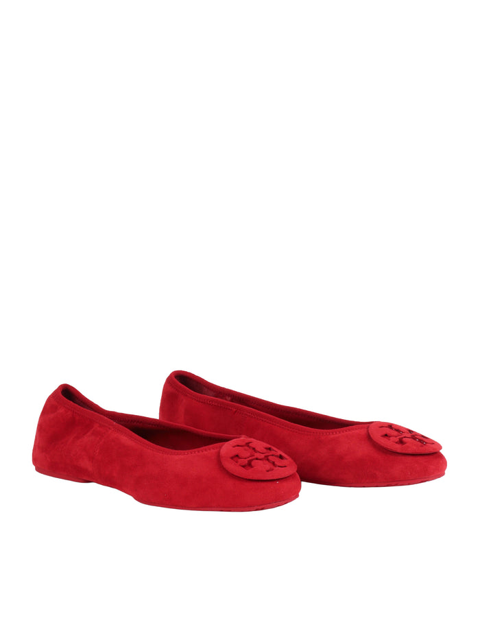 Reva Travel Ballet Red Flat Shoes
