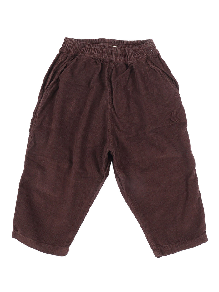 Sois Woven Pants Brown Cotton Organic