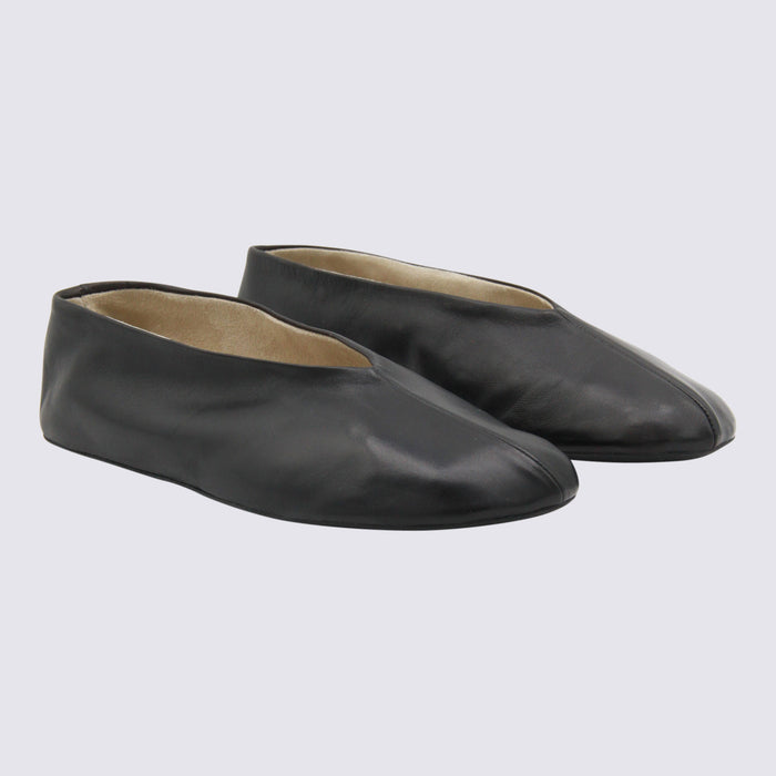 The Row Flat Shoes Black _le