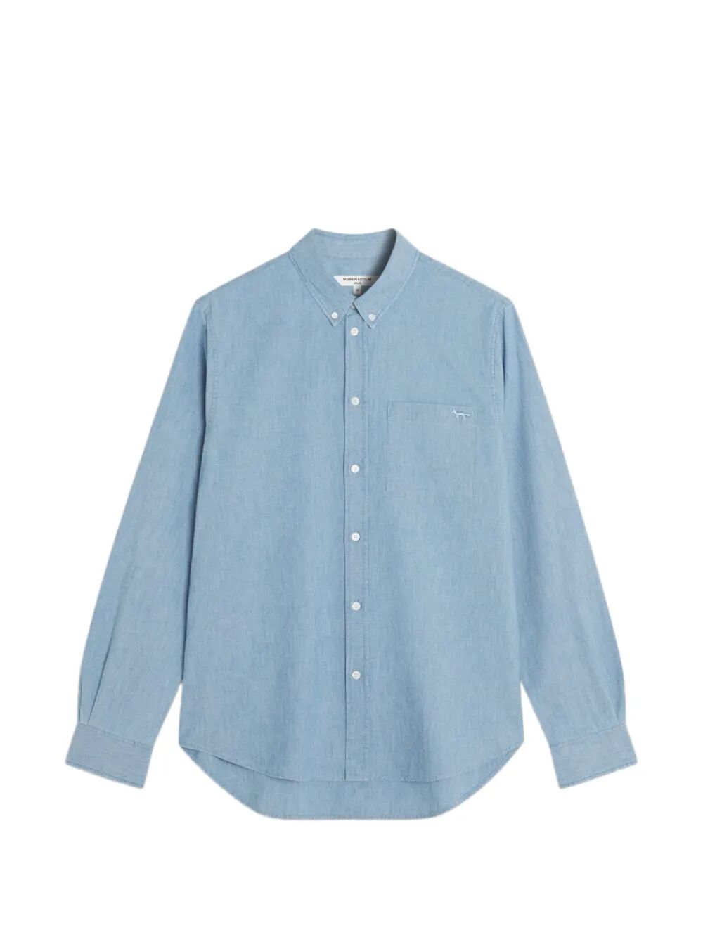 Profile Fox Regular Shirt Blue Cotton