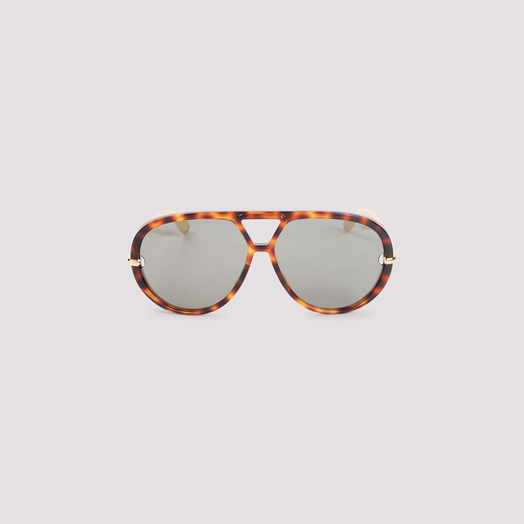 Bottega Veneta Pilot Sunglasses Brown Acetate Glasses