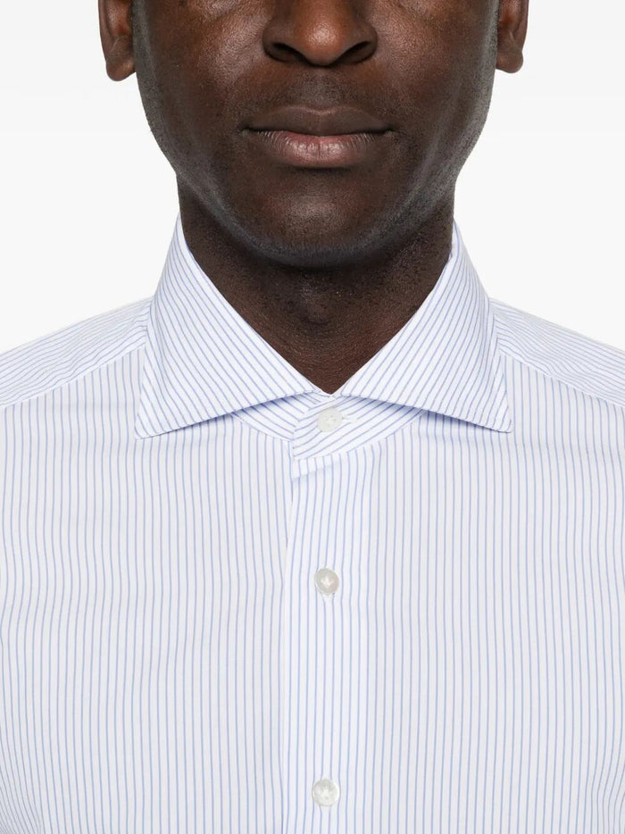 Shirt Blue Cotone