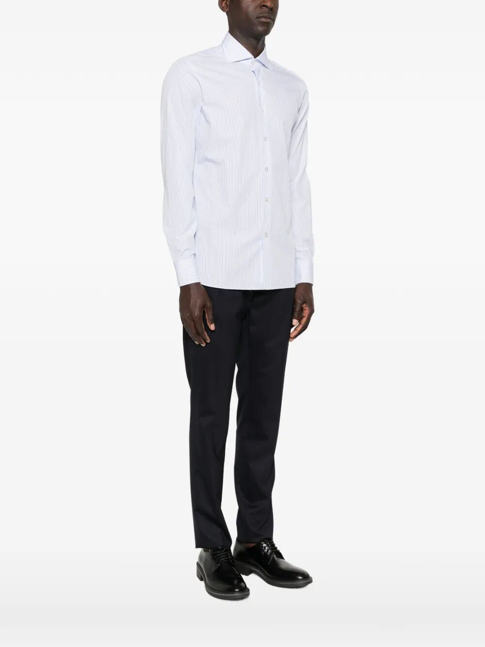 Shirt Blue Cotone