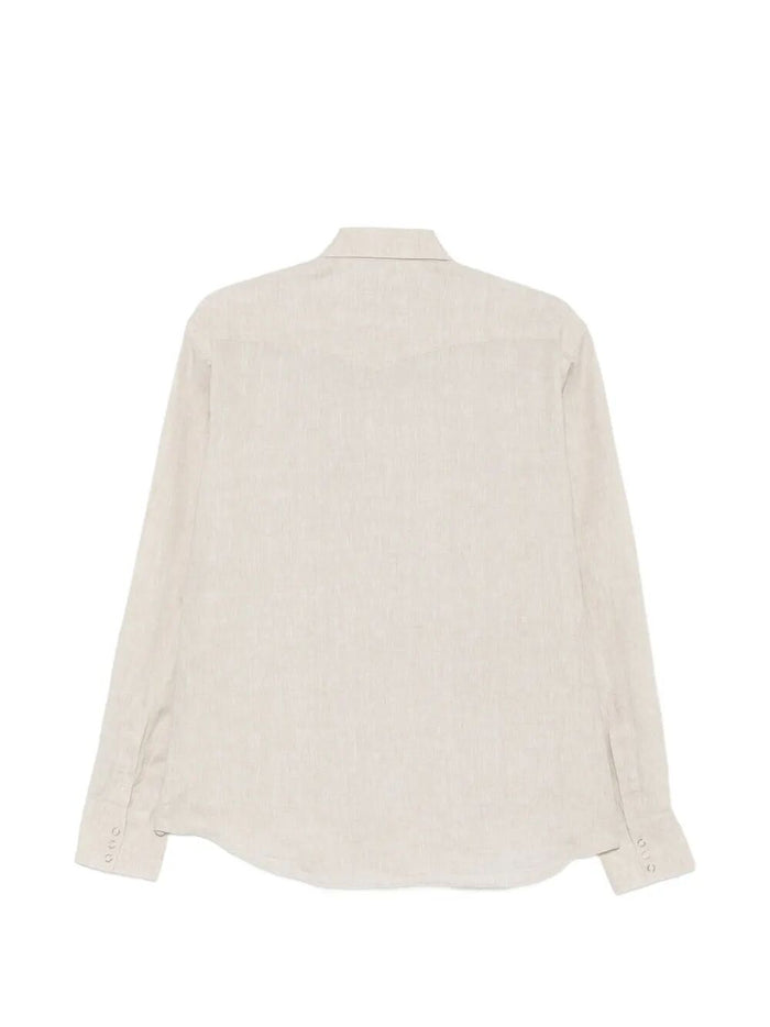 Linen Shirt Brown