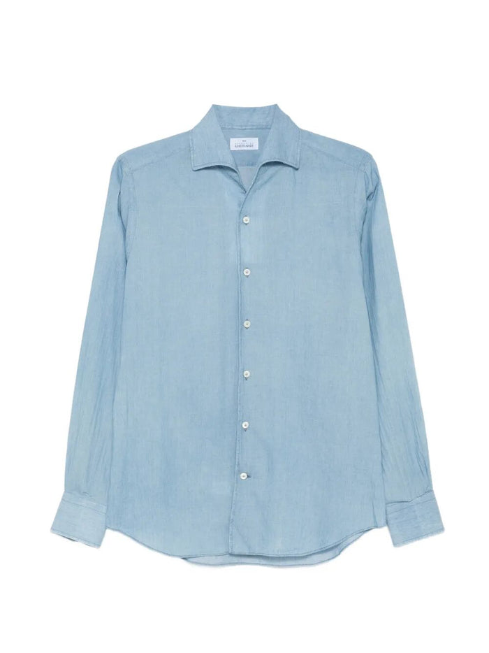 Denim Shirt Blue Cotton
