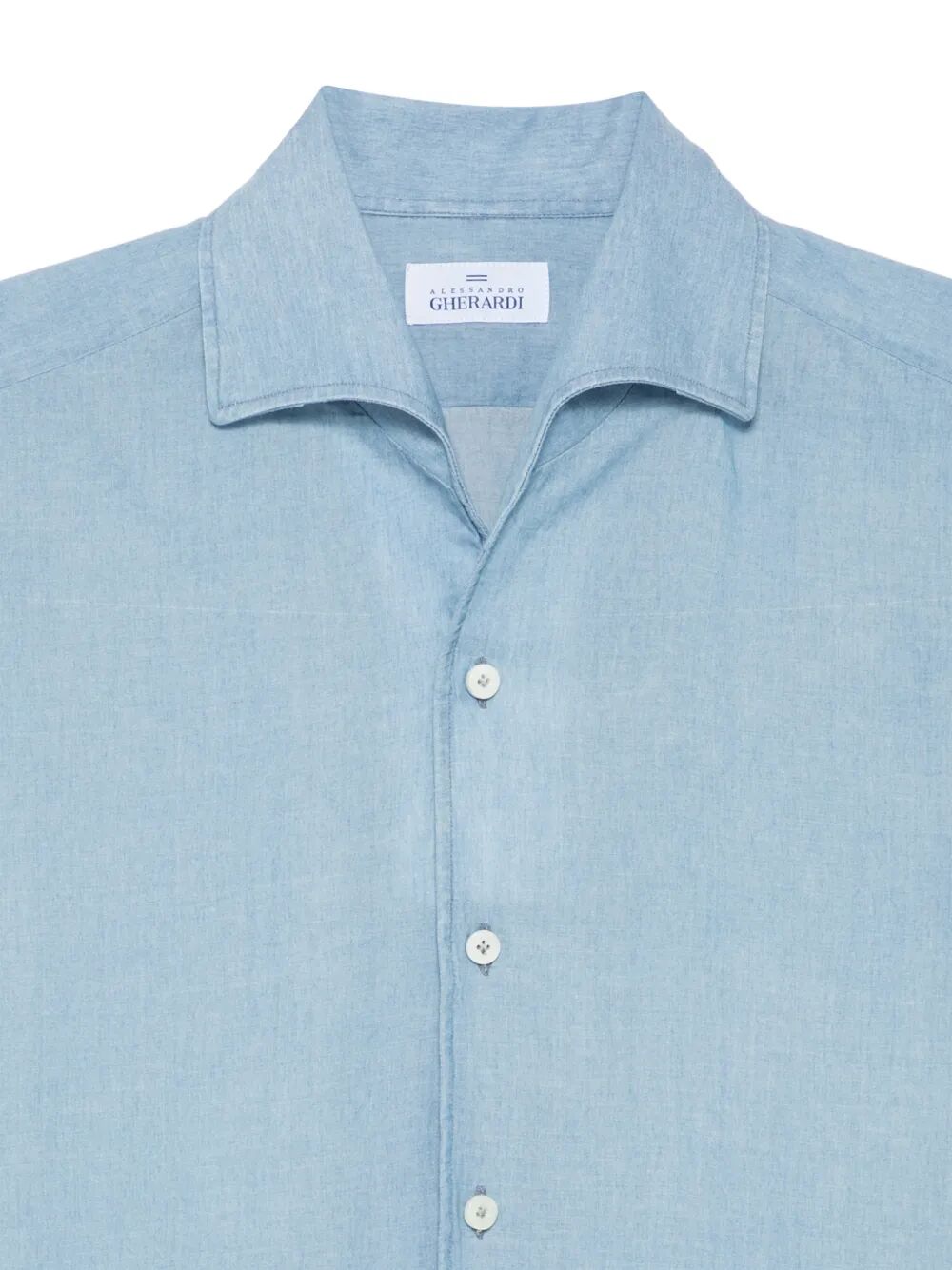 Denim Shirt Blue Cotton