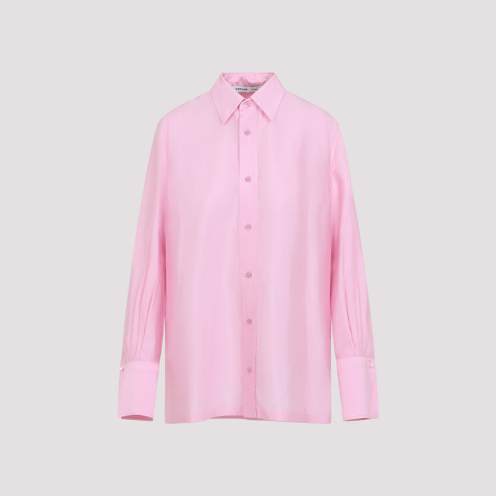 Silk Shirt Pink & Purple