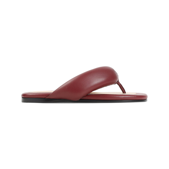 Leather Sandals Red Lamb Shoe