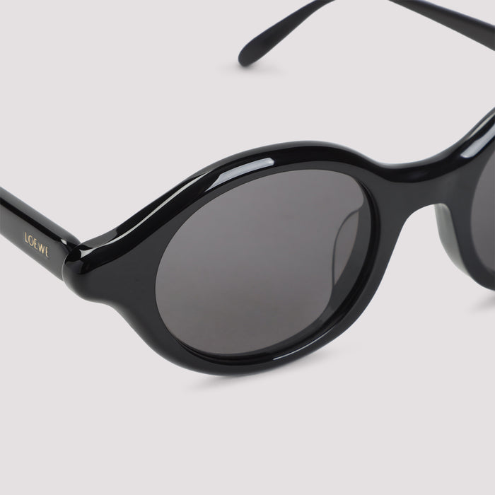Epsilon Slim Sunglasses Black Acetate Glasses