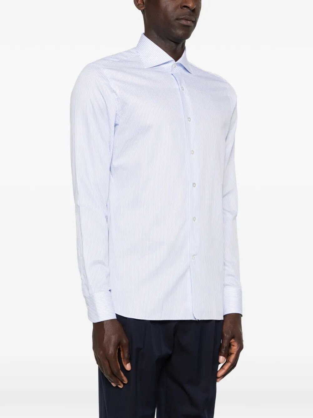 Shirt Blue Cotone