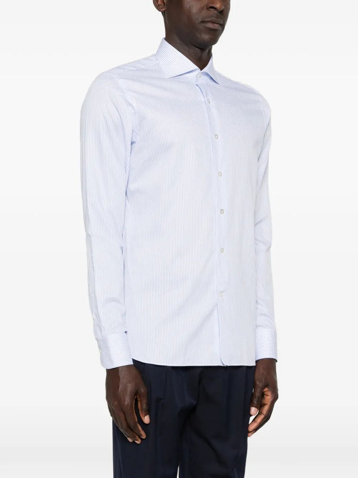 Shirt Blue Cotone
