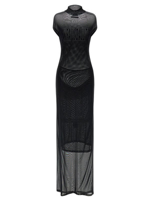 Jean Paul Gaultier Flocked Dress
