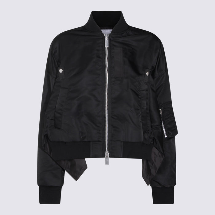 Sacai Jackets Black _ny