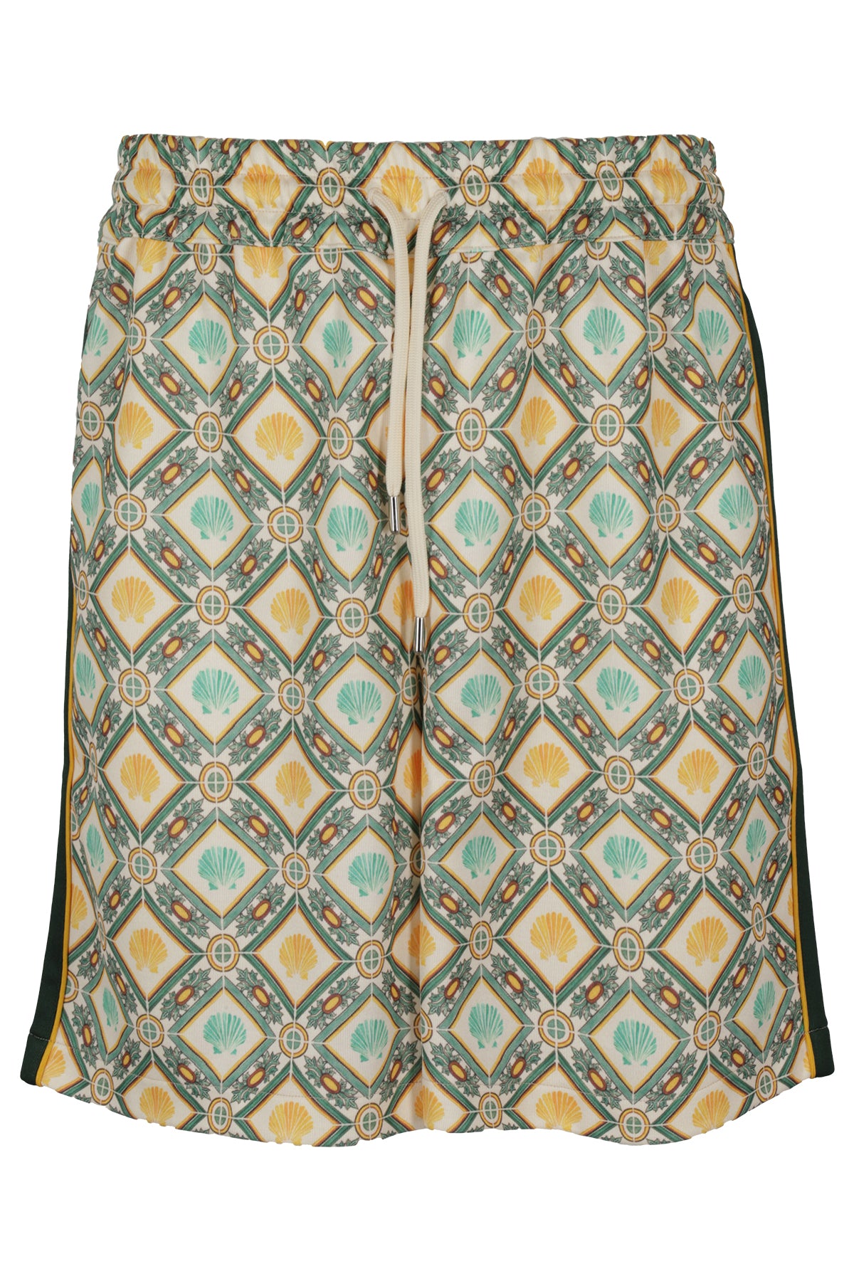 Le Short Shell Green Poliestere Cotone