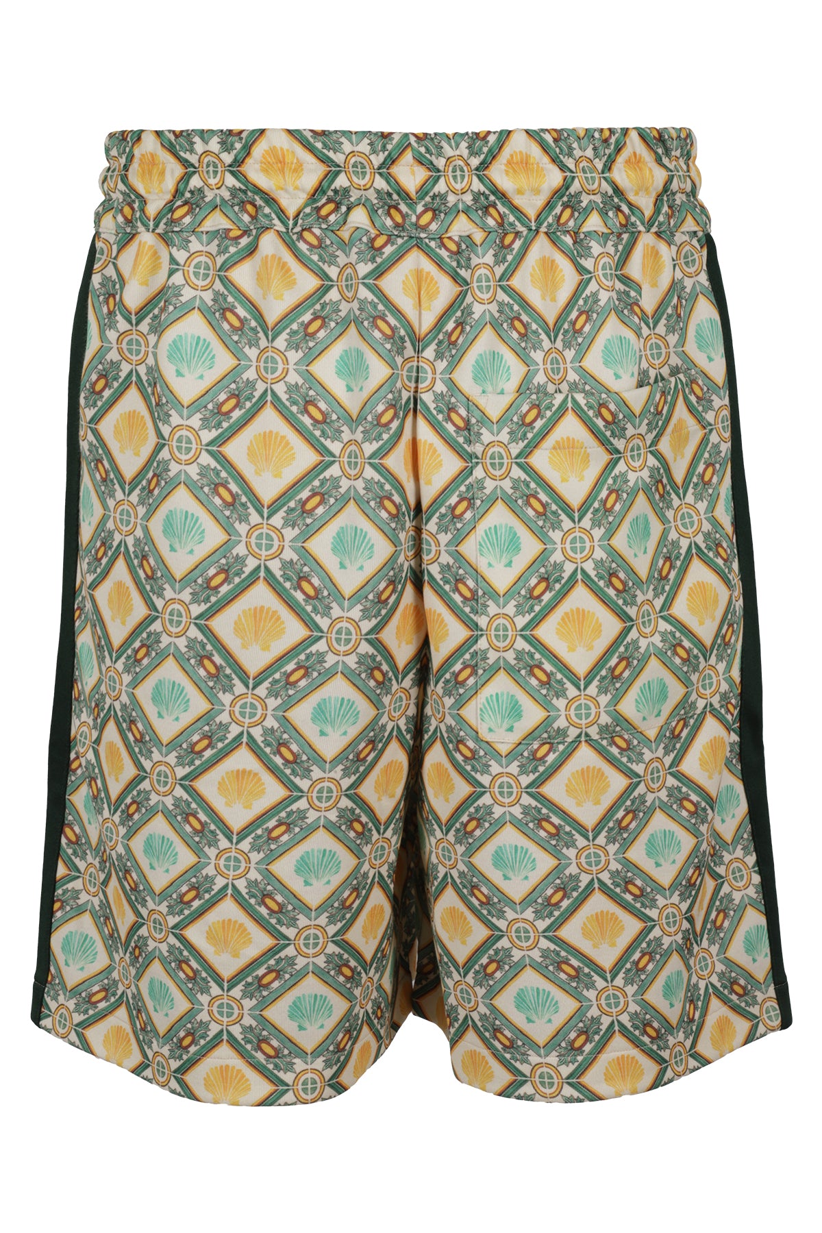 Le Short Shell Green Poliestere Cotone