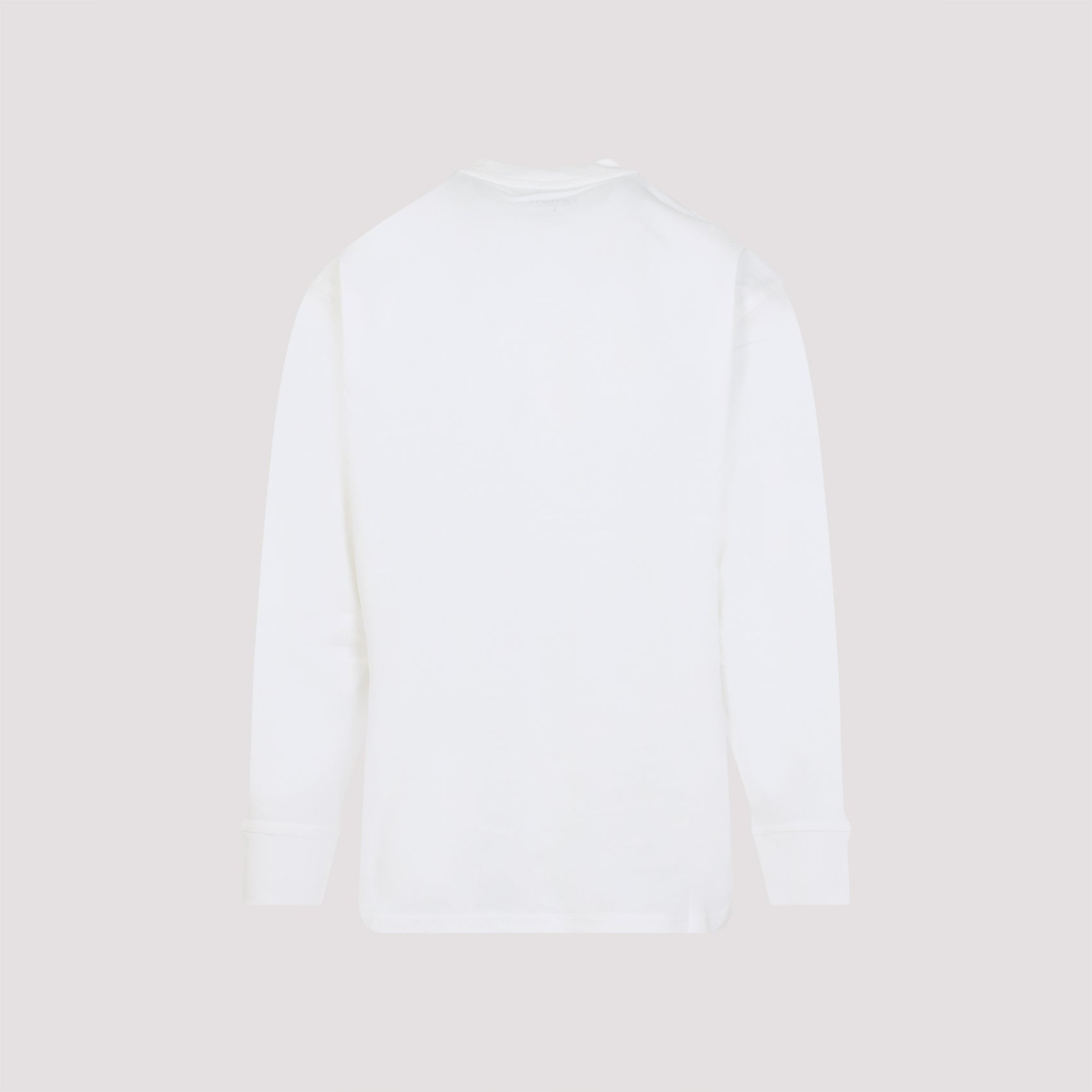Ls American Script T-Shirt White Organic Cotton Tshirt