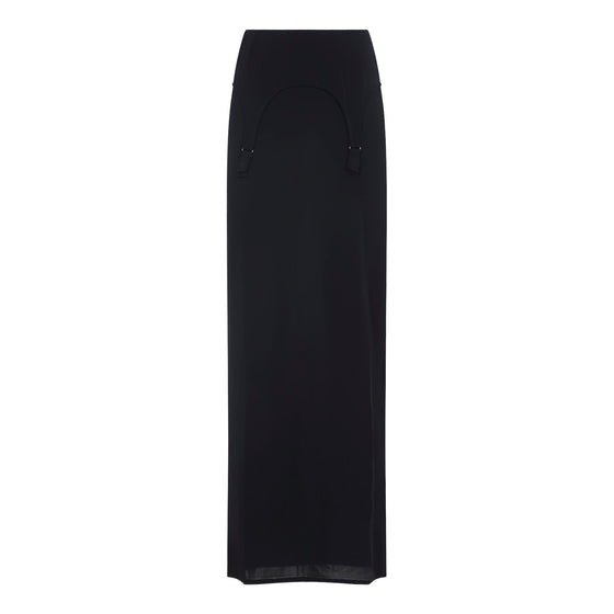 Jean Paul Gaultier Lingerie Garter Long Skirt Viscose