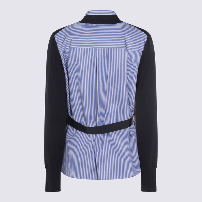 Sacai Sweaters Navy/blue _co