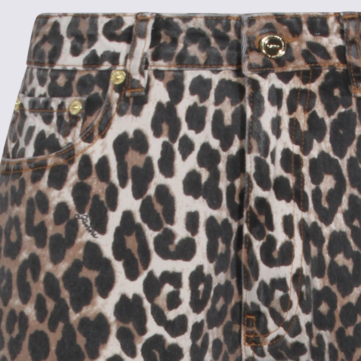 GANNI Jeans Almond Milk _co