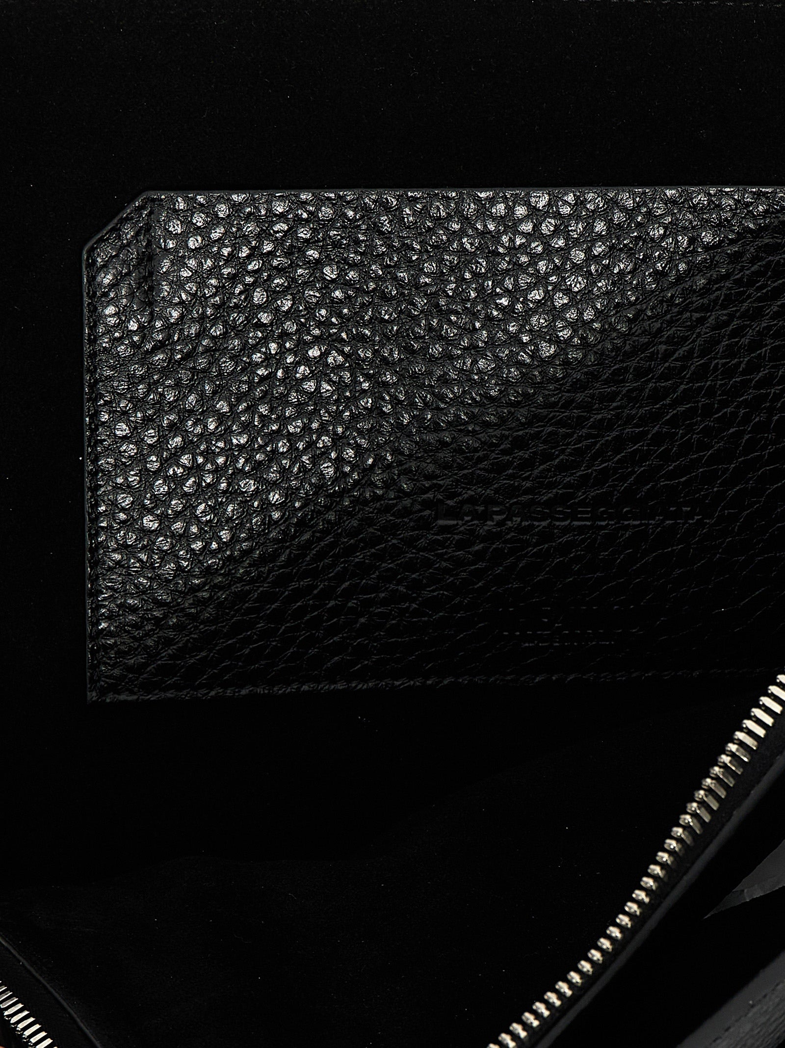 La Passeggiata Medium shoulder bag Black Calfskin Leather (bos Taurus)