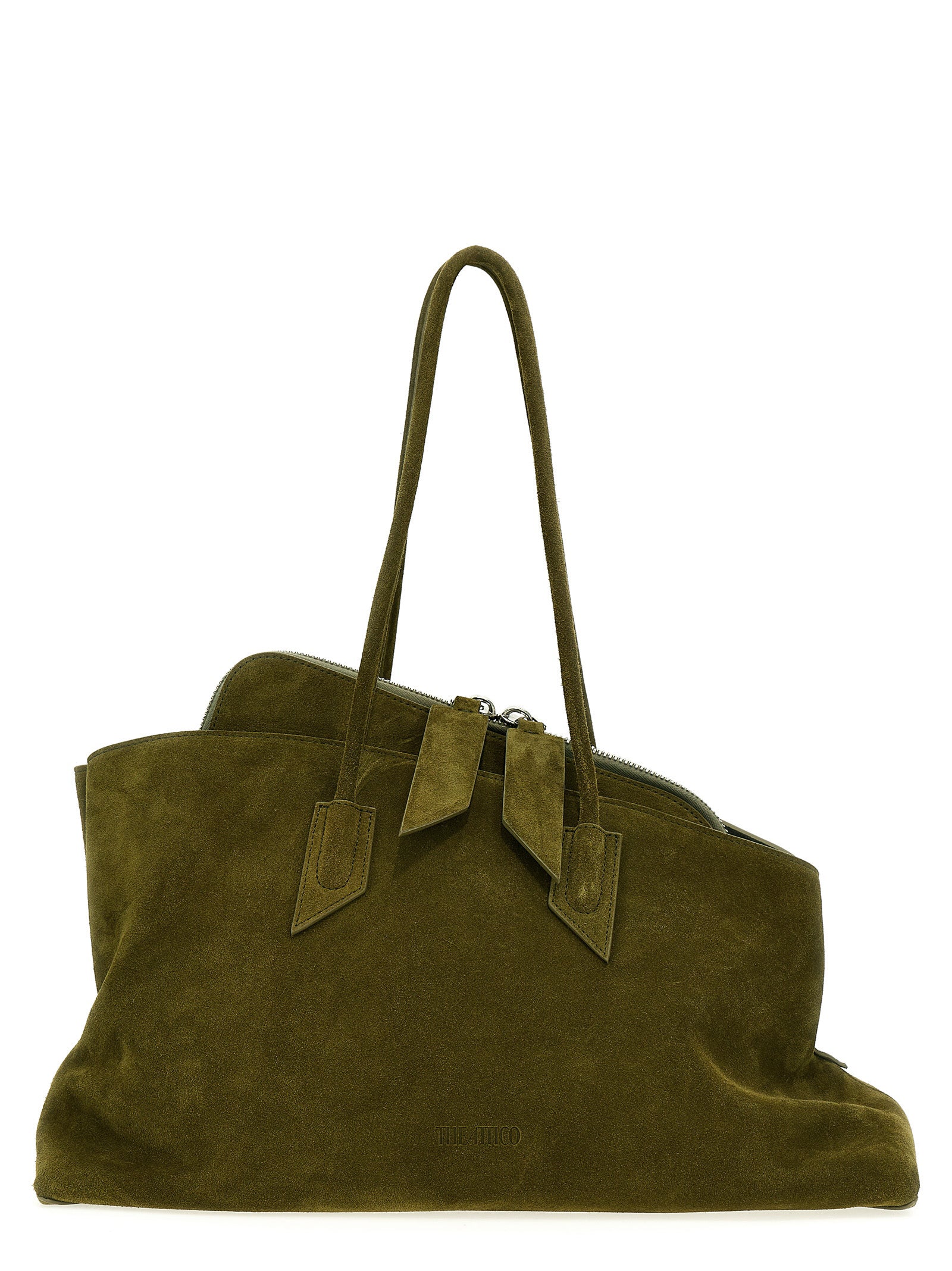 La Passeggiata Medium shoulder bag Green Calfskin Leather (bos Taurus)
