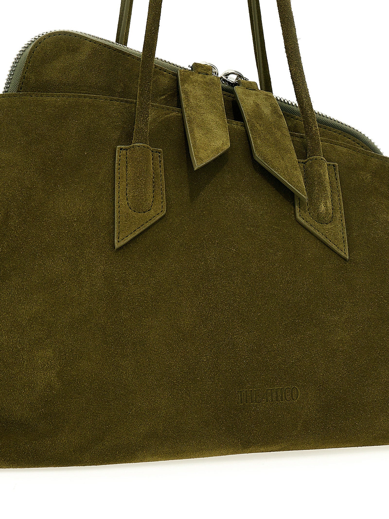 La Passeggiata Medium shoulder bag Green Calfskin Leather (bos Taurus)