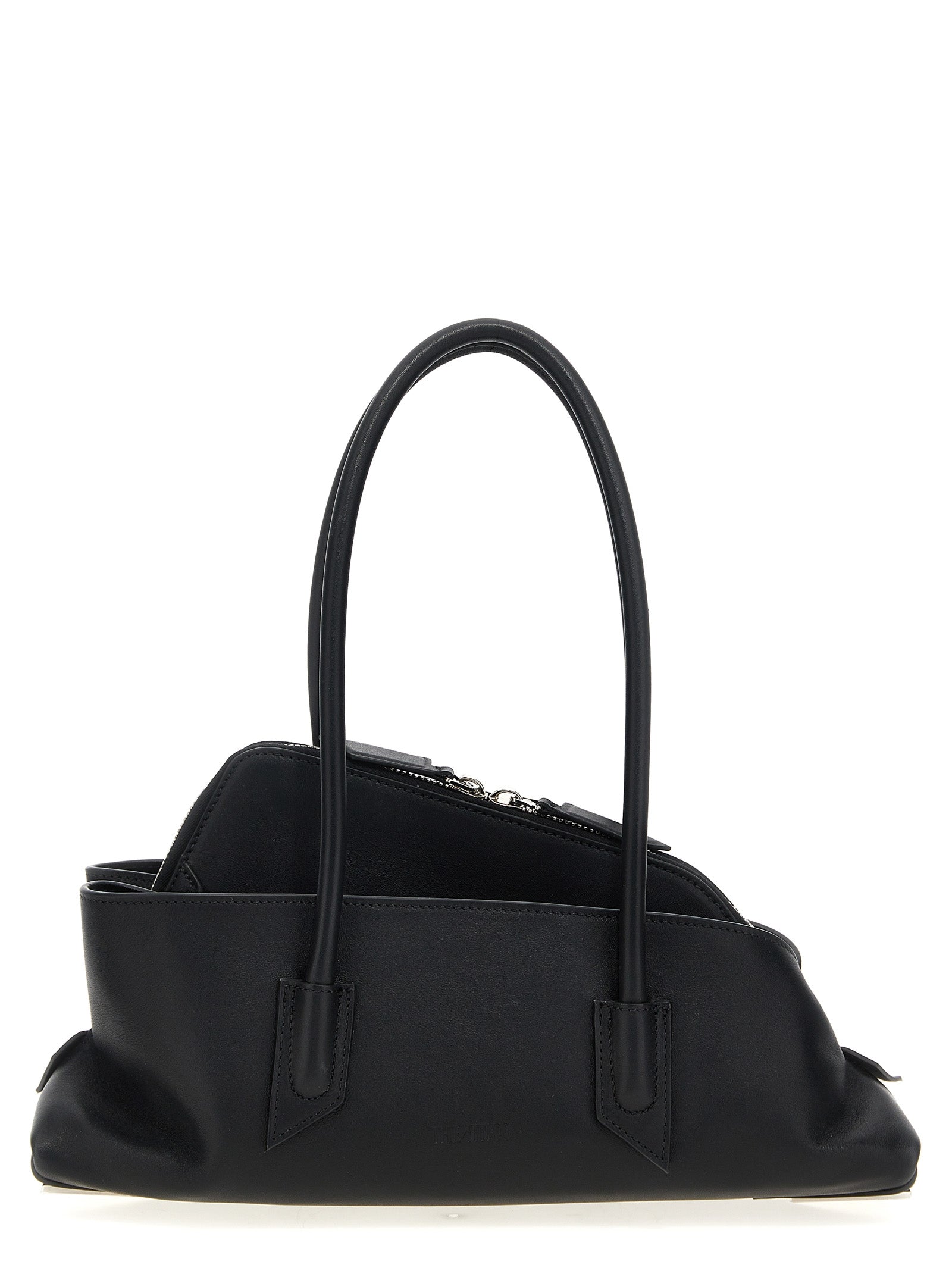 La Passeggiata Small shoulder bag Black Lamb Leather