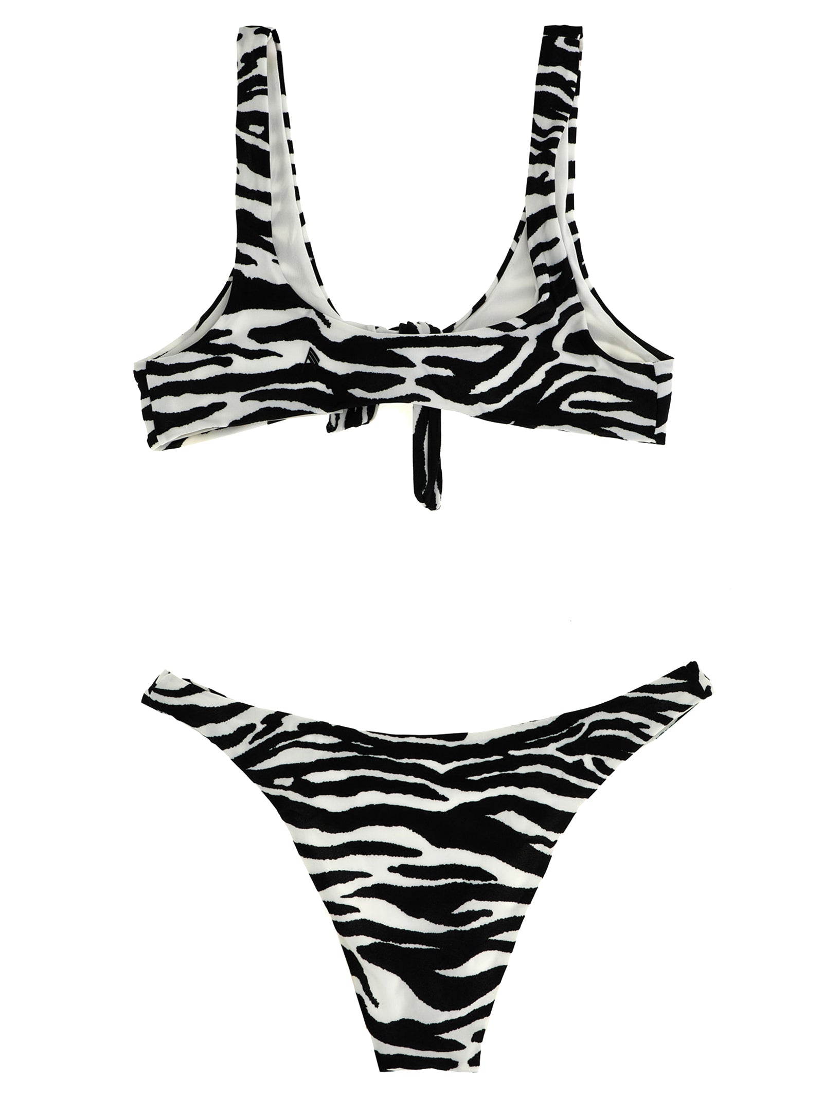 Estate Meravigliosa Bikini White/black Polyamide Beachwear