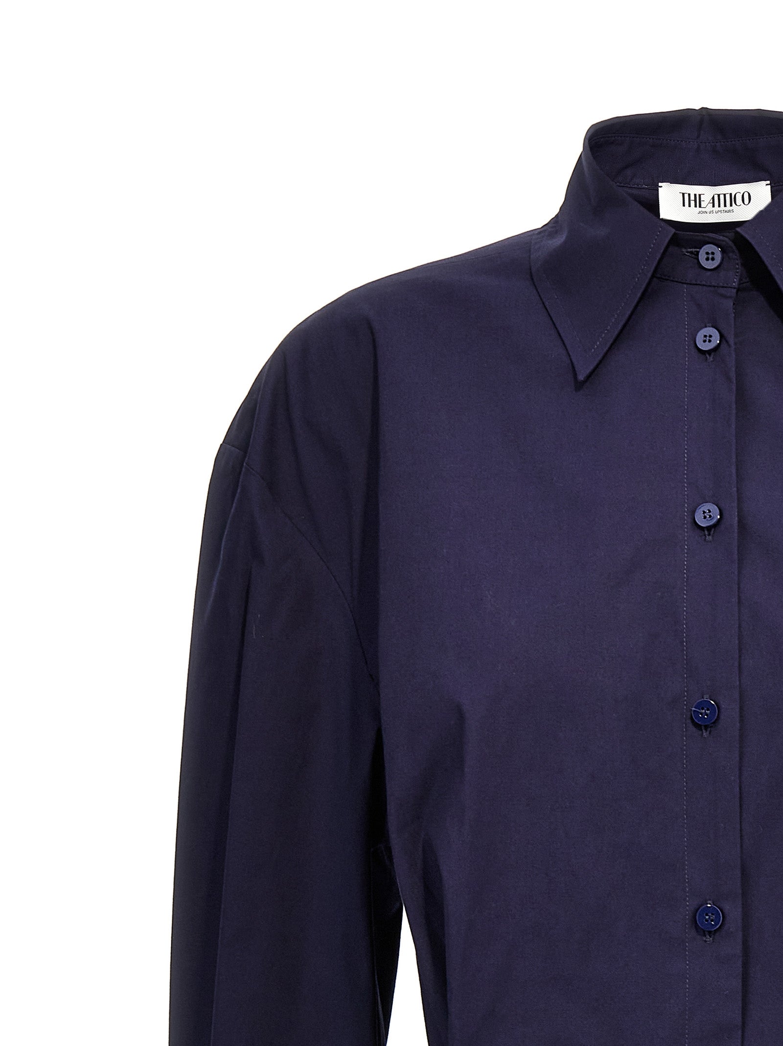 Mini chemisier dress Blue Cotton