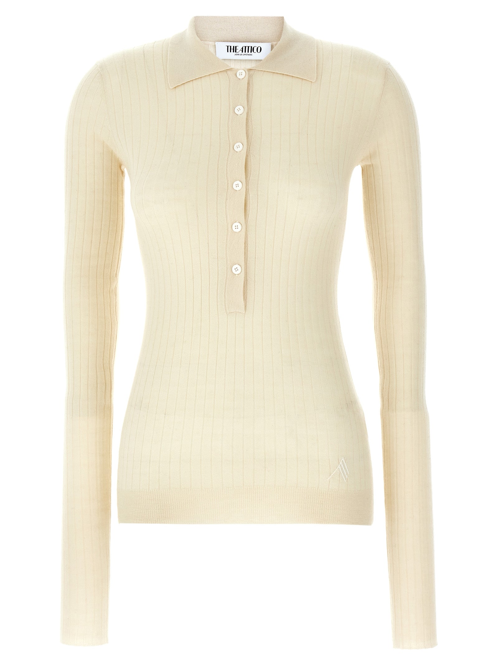 Ribbed Sweater White Cachemire Silk Sweater, Cardigans