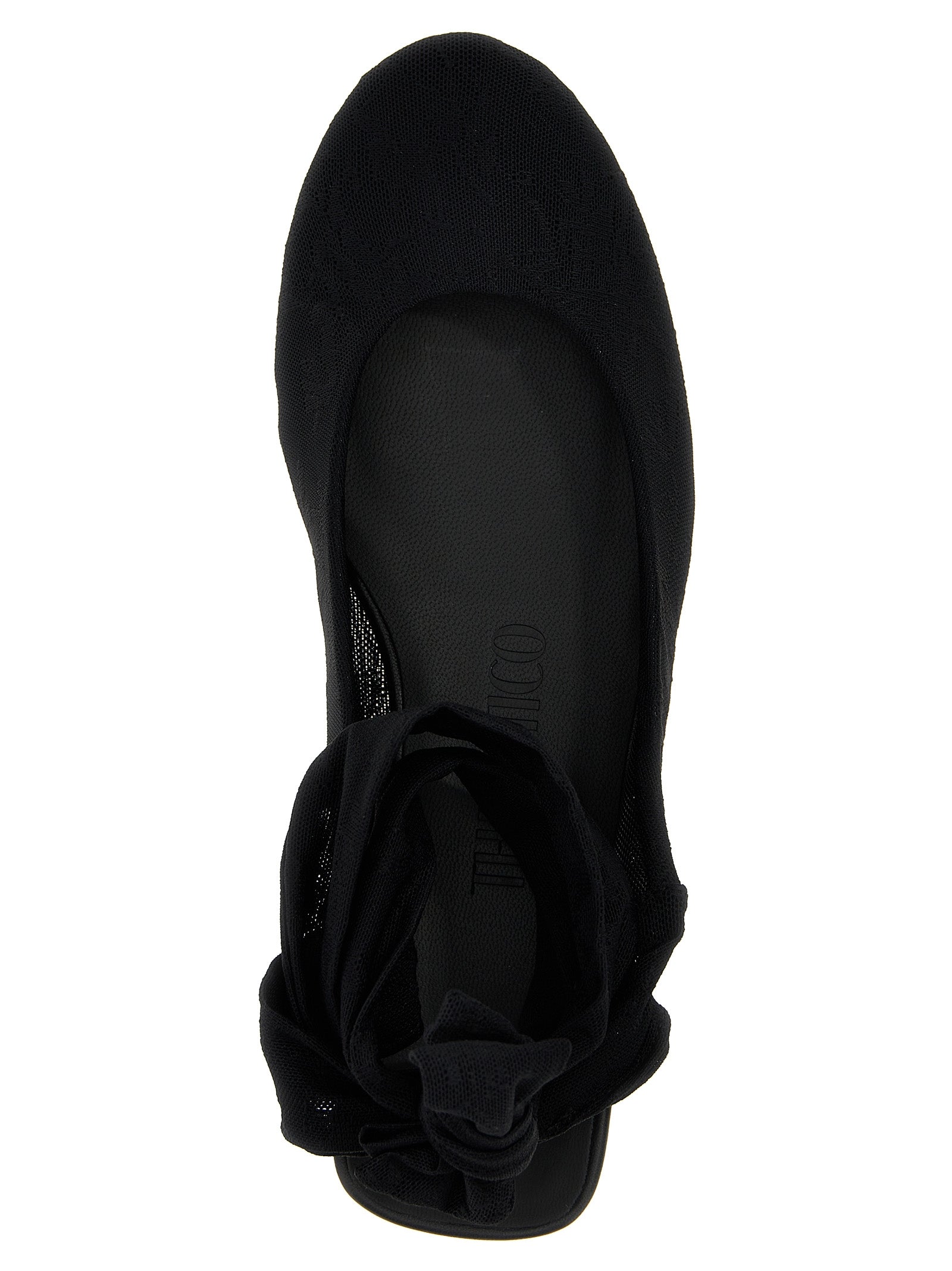 Cloe ballet flats Black Nylon Flat Shoes