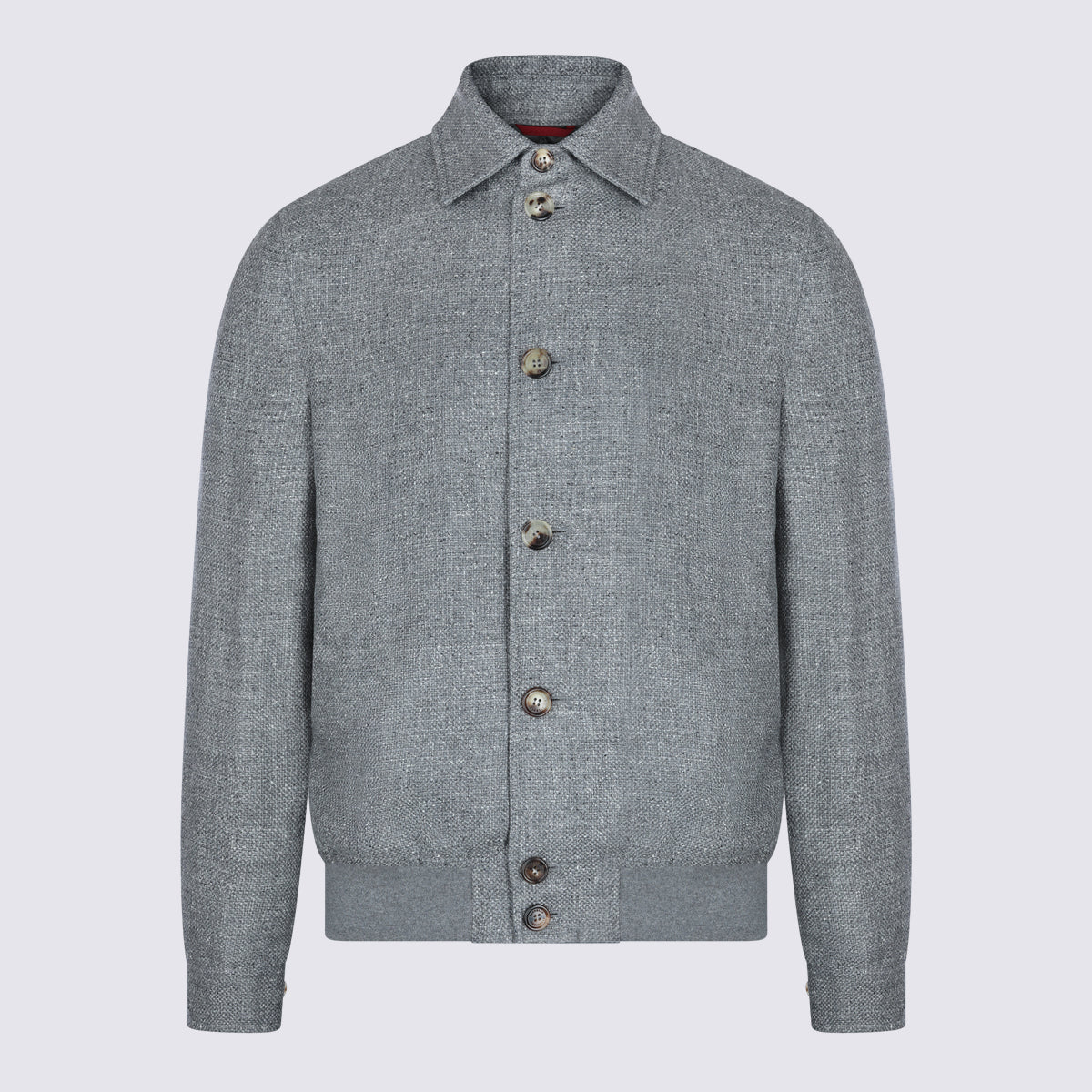 Brunello Cucinelli Jackets Grey _se Linen Wo
