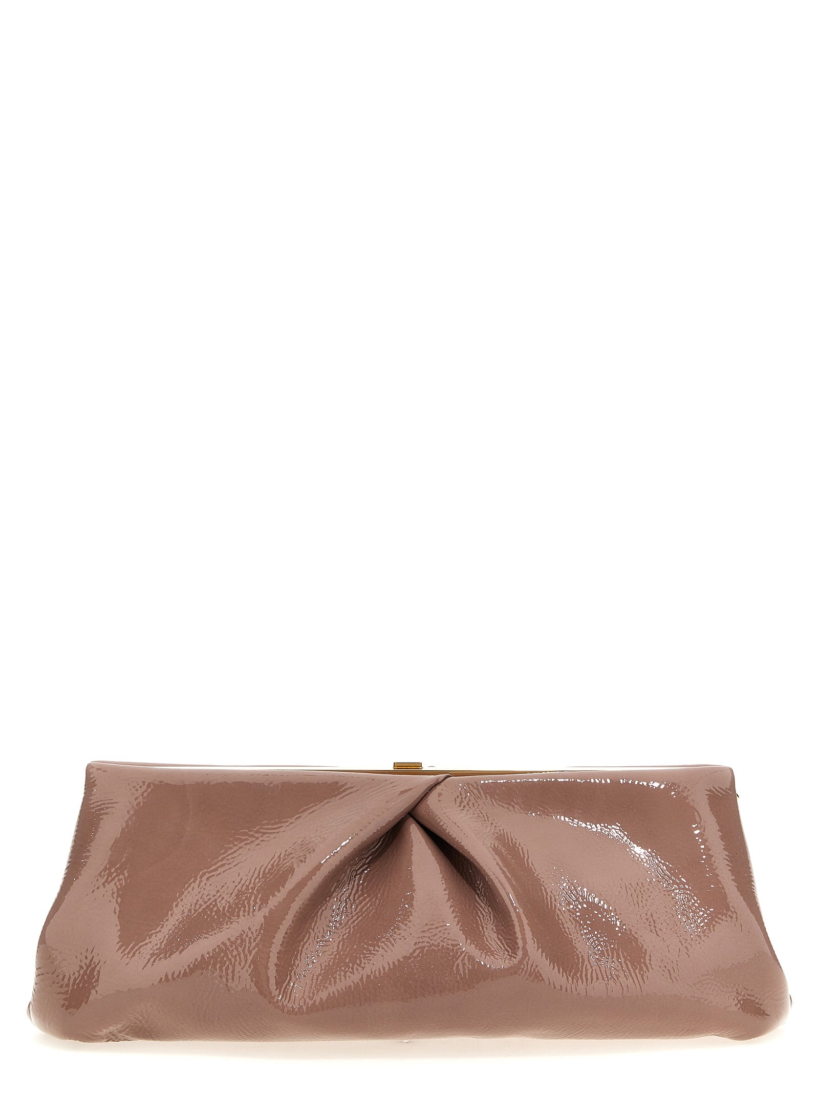 Patent clutch Pink Calfskin Leather (bos Taurus)