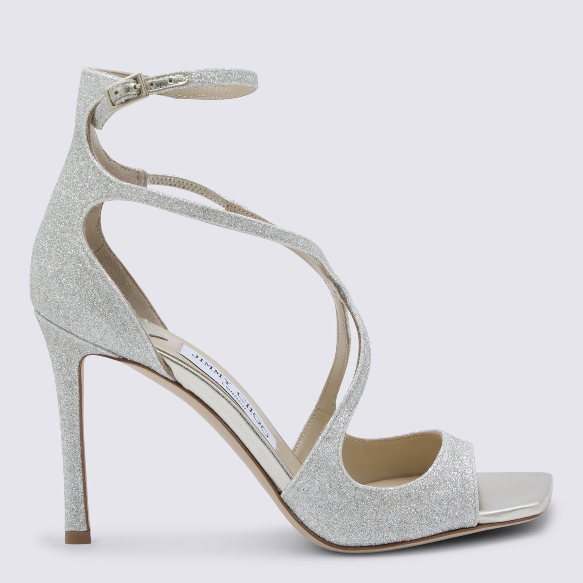 Jimmy Choo Sandals Platinum Ice _covertex Solele