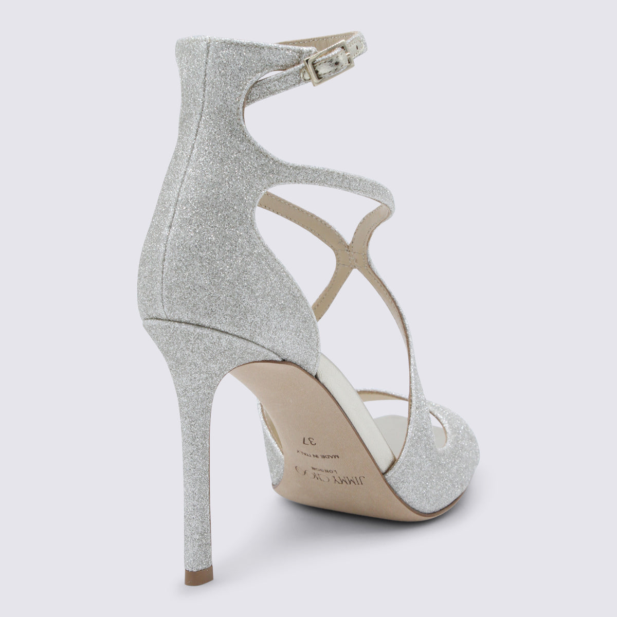 Jimmy Choo Sandals Platinum Ice _covertex Solele